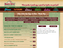 Tablet Screenshot of mv.bagelsandbrew.com